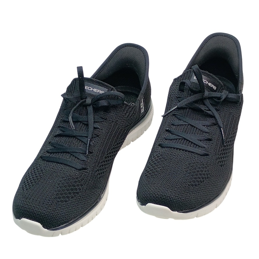 Skechers Slip-ins Ultra Flex 3.0 Smooth Step Black Sneakers 104421 Womens Size 9